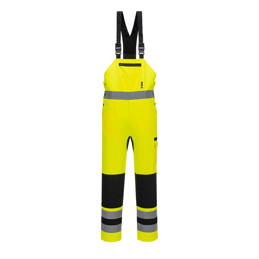 Cotte à bretelles HV éco-conçu WX2 Jaune/Noir