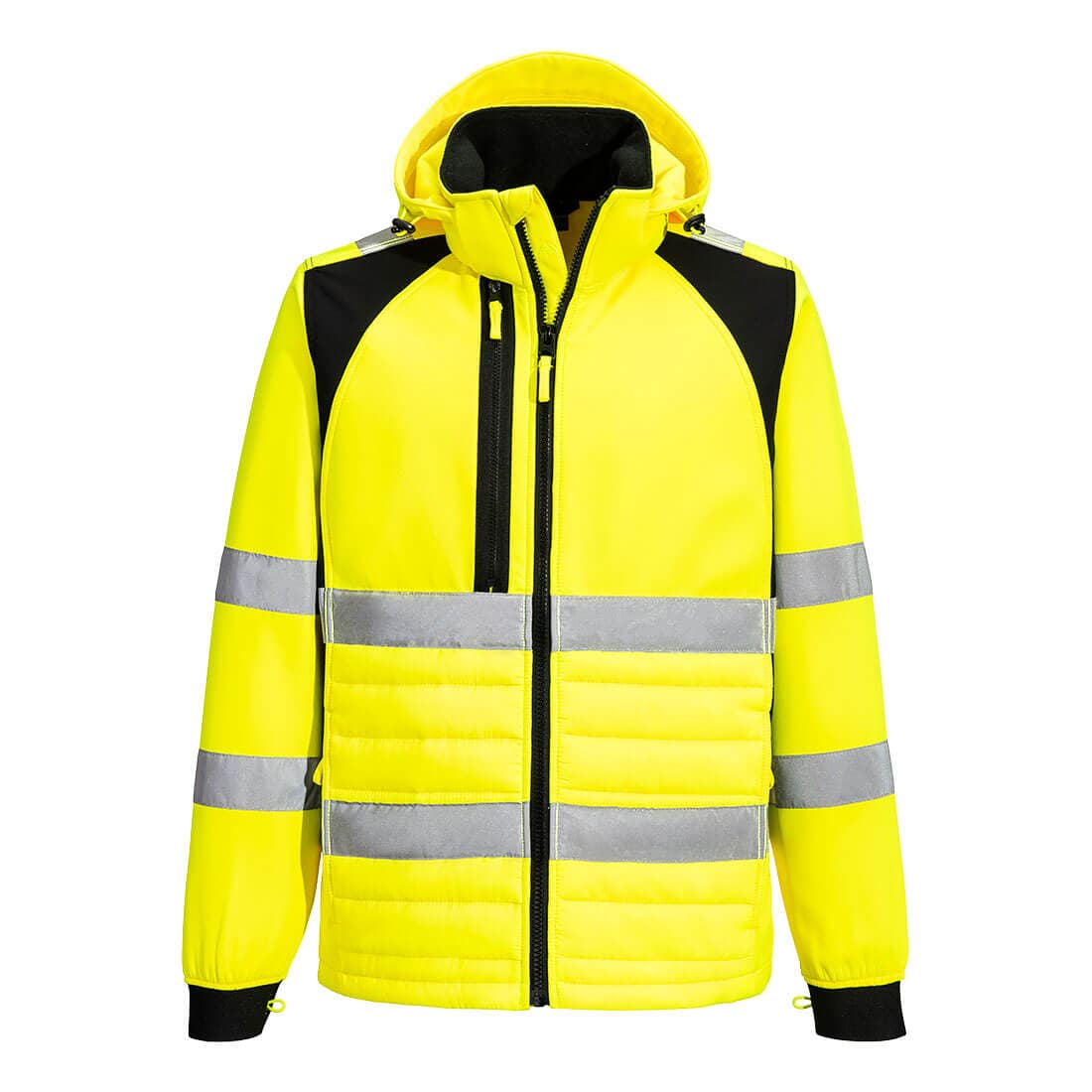 Veste hybrid baffle WX2 Eco-conçu HV Jaune/Noir