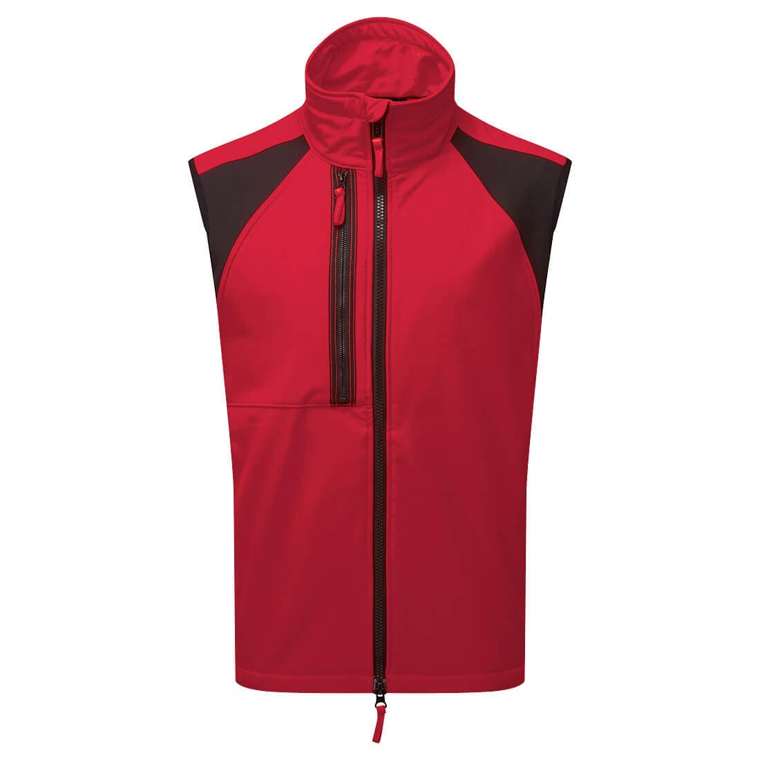 Gilet Softshell WX2 (2L) Rouge foncé