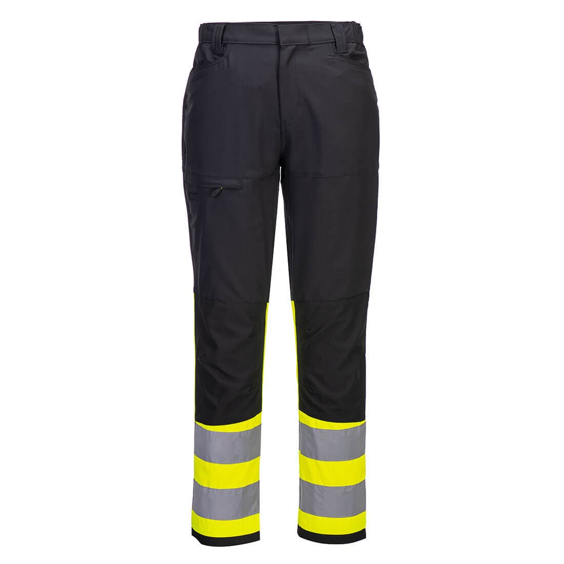 Pantalon de travail stretch HV Classe 1 Eco WX2 Jaune/Noir