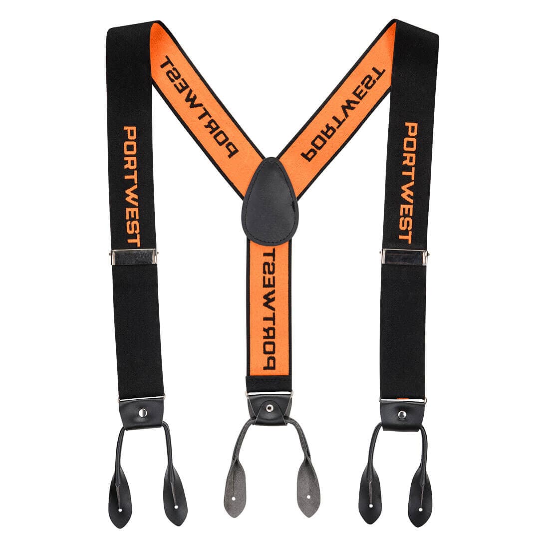 Chainsaw Braces Orange/Noir