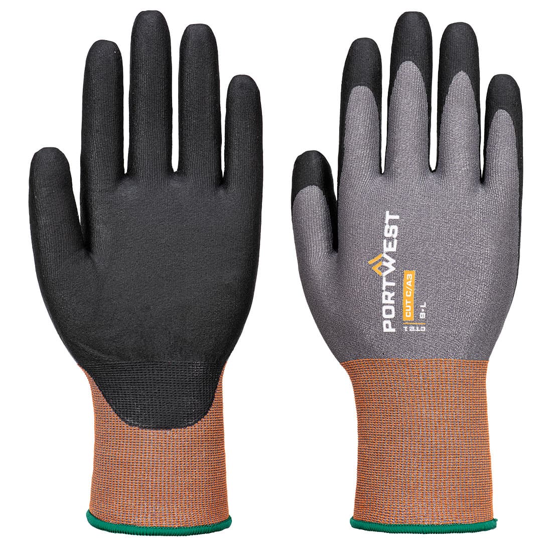 Gant CT Cut C21 Nitrile Gris/Noir