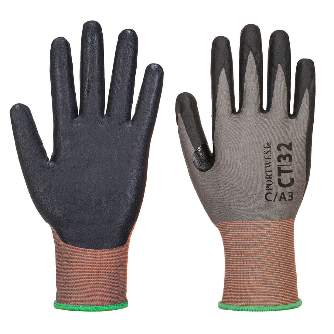 Gant CT anti coupure C Mousse Nitrile C18 Gris/Noir