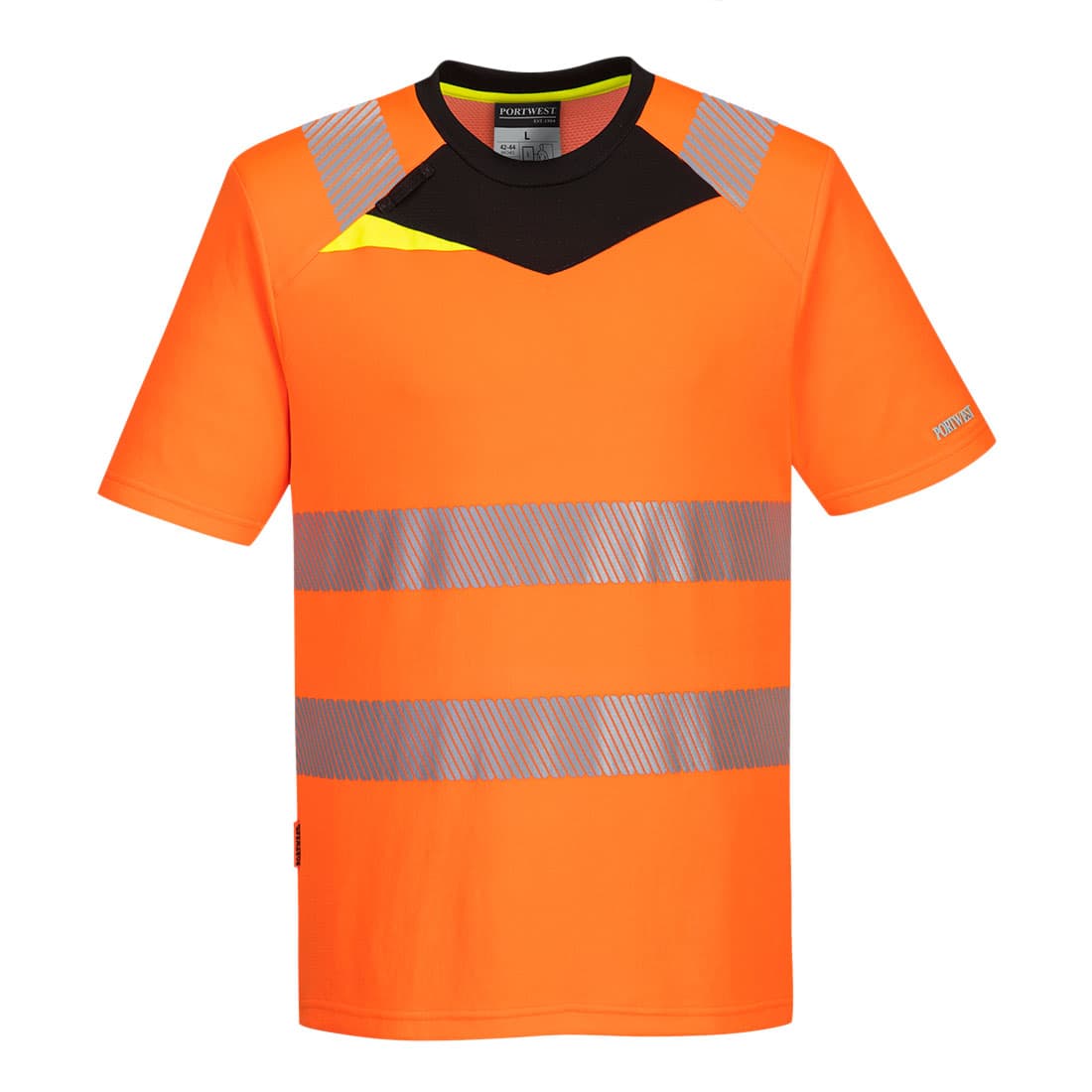 DX4 T-shirt Haute Visibilité S/S Orange/Noir