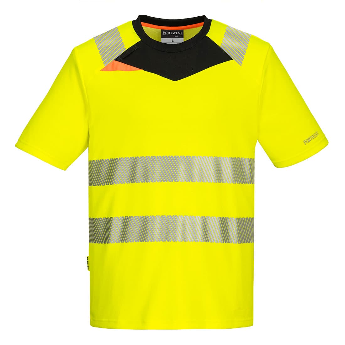 DX4 T-shirt Haute Visibilité S/S Jaune/Noir