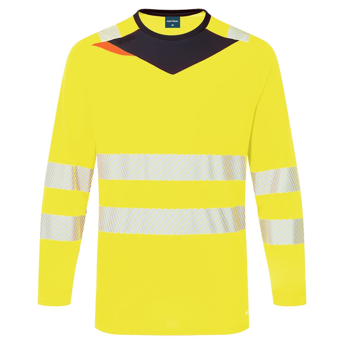 T-Shirt manches longues HV DX4 Jaune/Noir