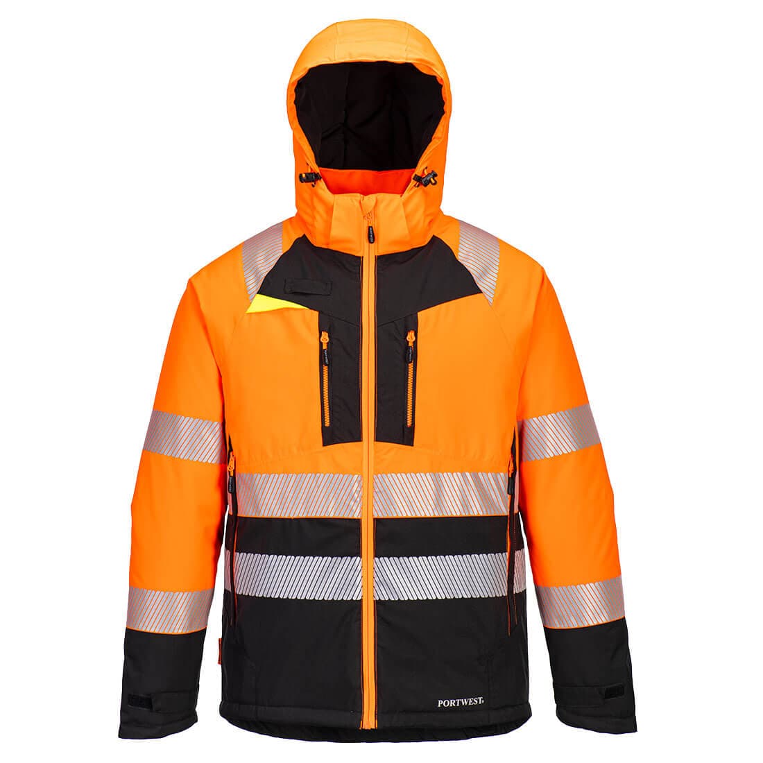 Parka DX4 HV Classe 2 Orange/Noir