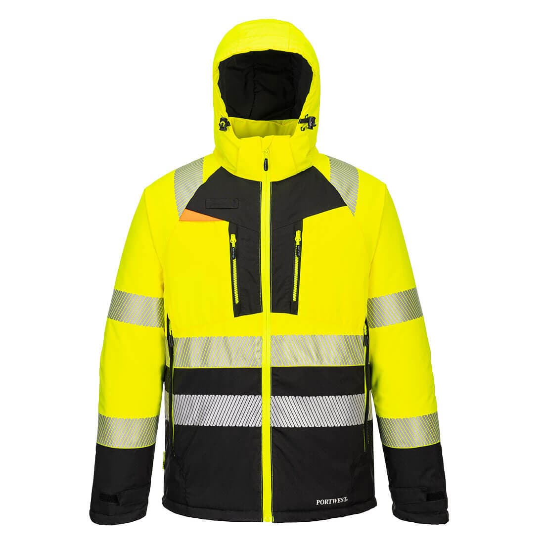 Parka DX4 HV Classe 2 Jaune/Noir