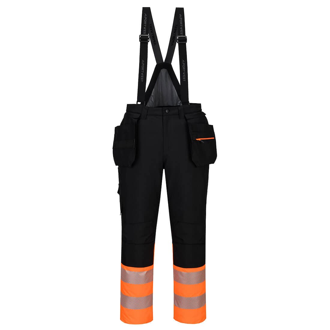 Cotte à bretelles DX4 HV Classe 1 Orange/Noir