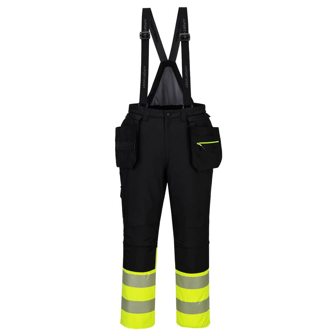 Cotte à bretelles DX4 HV Classe 1 Jaune/Noir