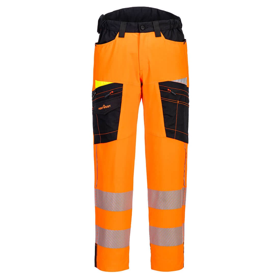 Pantalon de travail stretch DX4 HV Orange/Noir