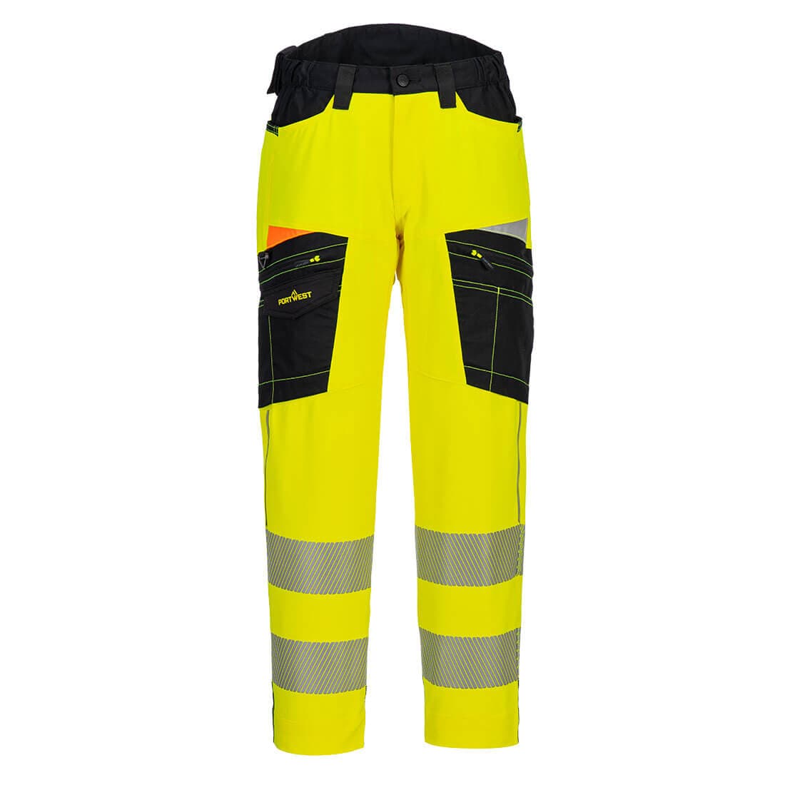Pantalon de travail stretch DX4 HV Jaune/Noir