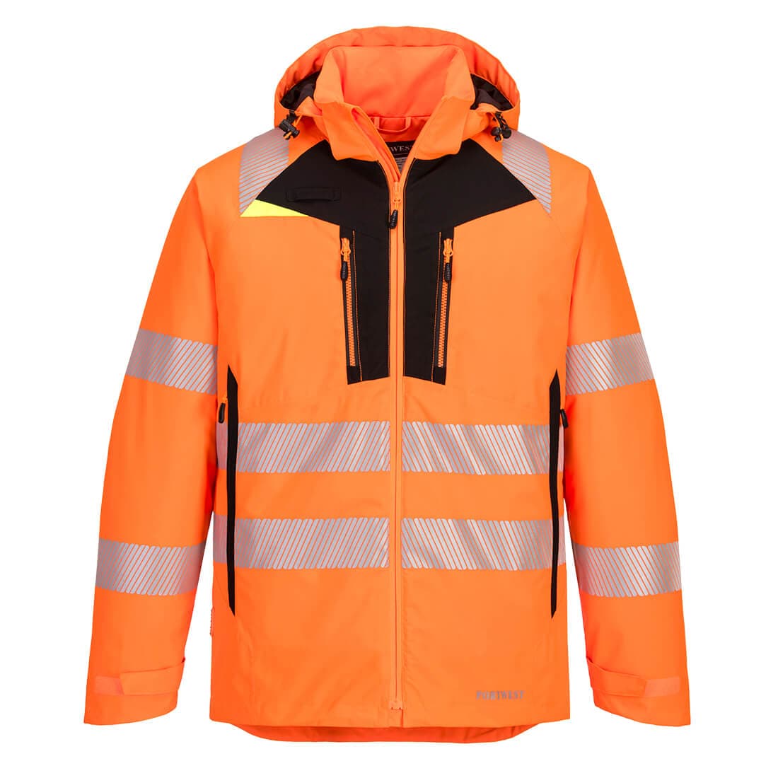 Parka HV DX4 Orange/Noir