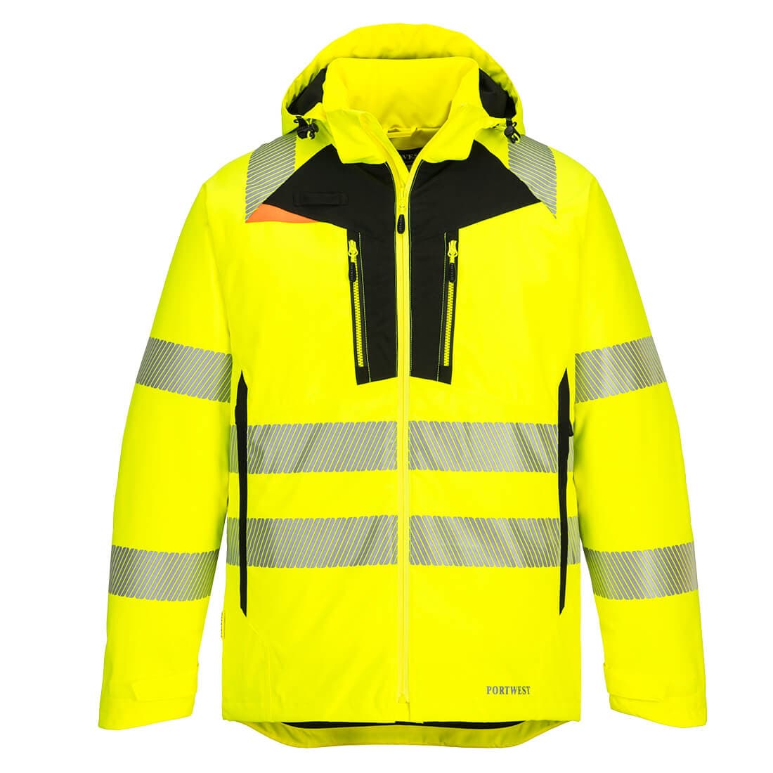 Parka HV DX4 Jaune/Noir