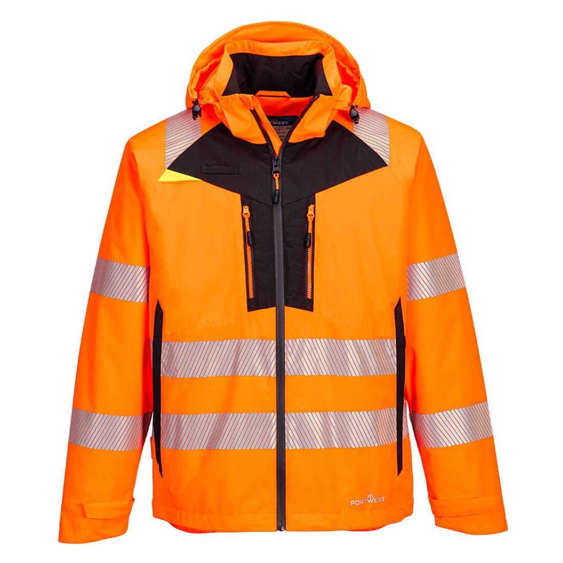 DX4 Veste de pluie haute visibilité Orange