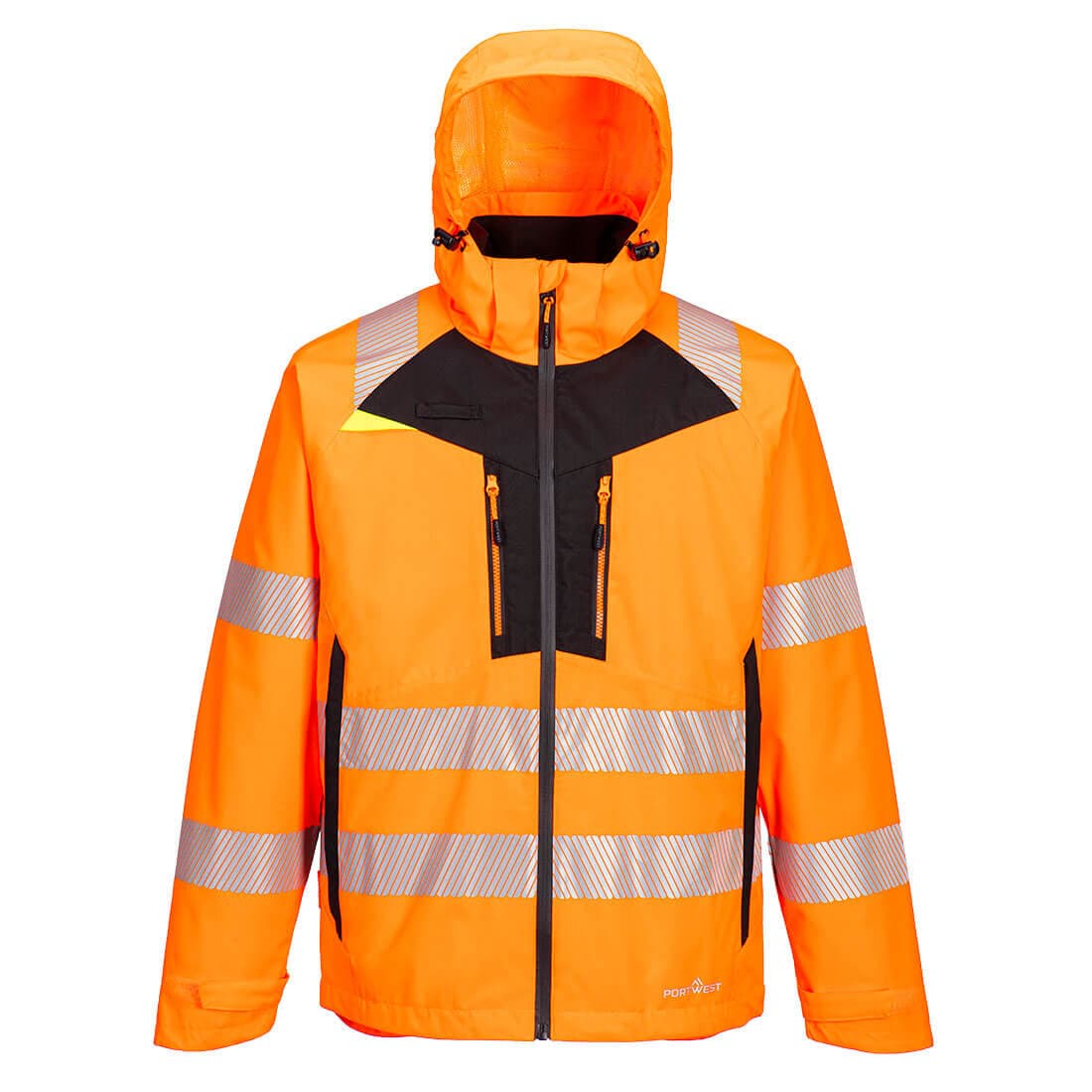 Parka 4 en 1 DX4 Hi-Vis Orange/Noir