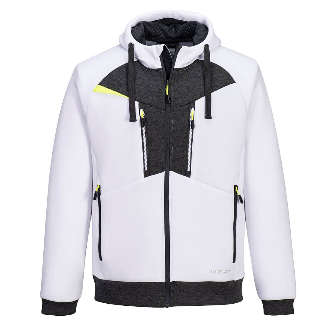 Sweat à capuche zippé DX4 Blanc