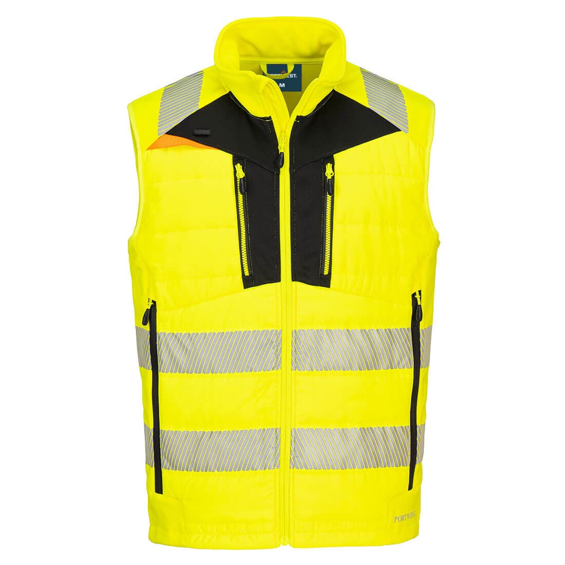 Gilet Softshell haute visibilité DX4 Jaune/Noir