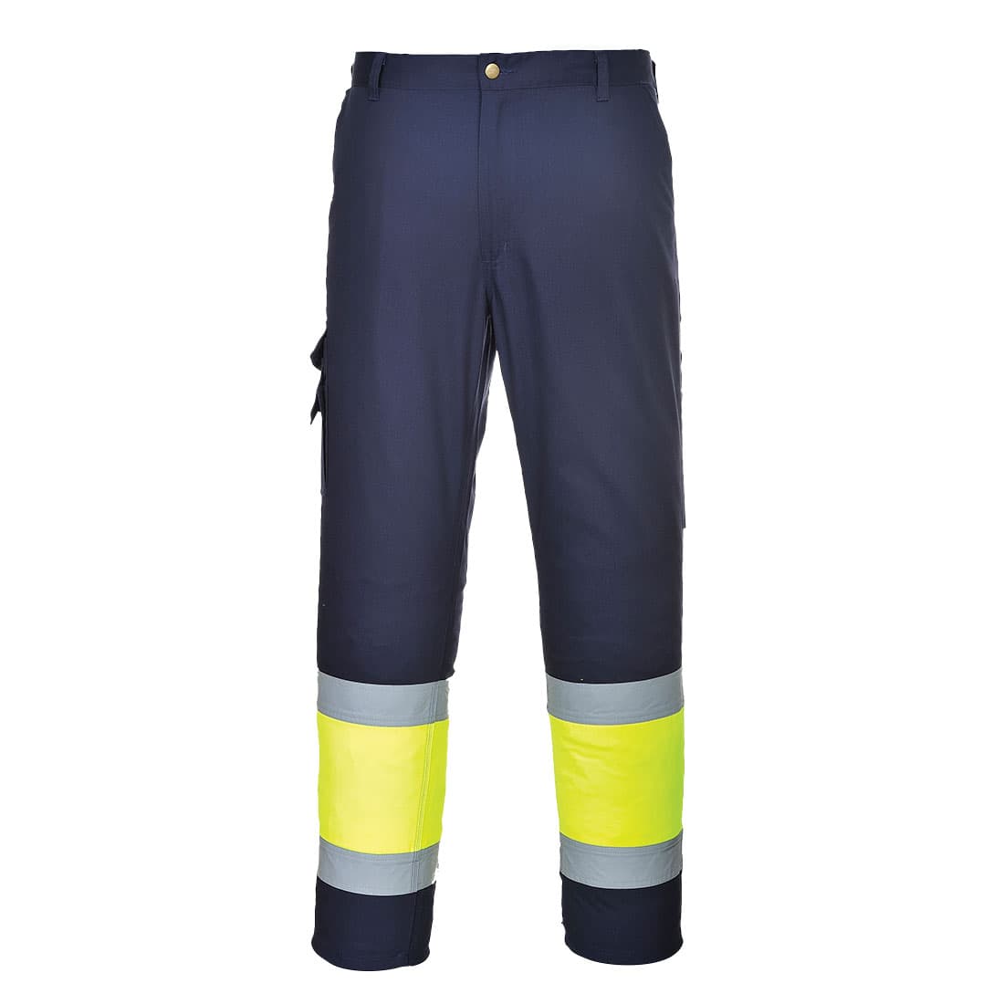 Pantalon combat Hi-Vis Bicolore Jaune/Marine