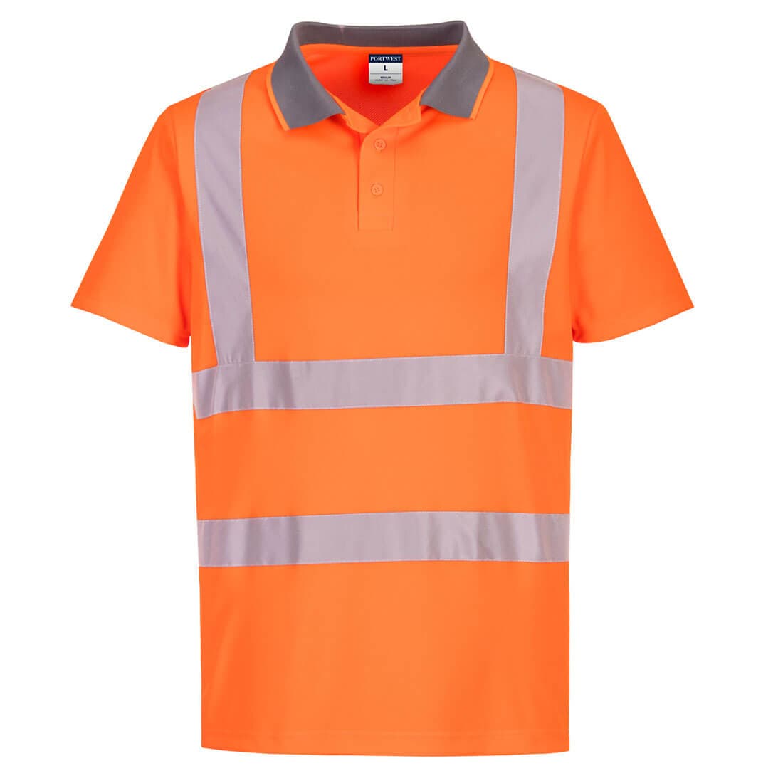 Polo Eco Haute Visibilité (Pack de 6) Orange