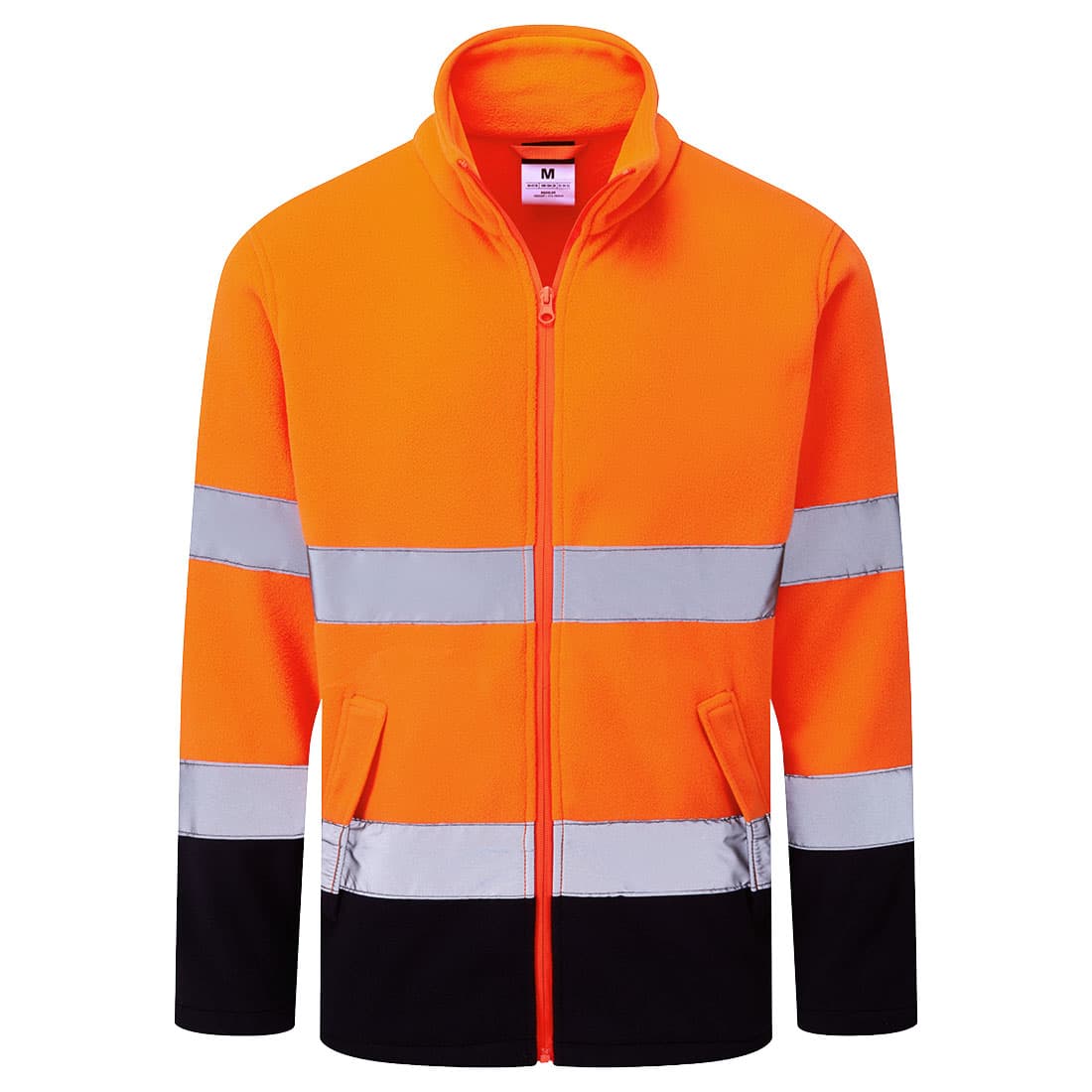 ES1 Essential Polaire Contrastée Haute Visibilité Orange/Marine