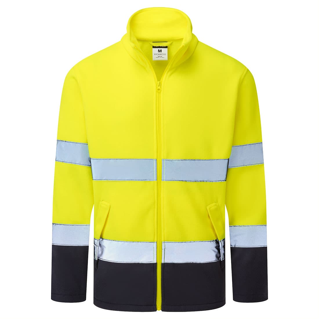 ES1 Essential Polaire Contrastée Haute Visibilité Jaune/Marine