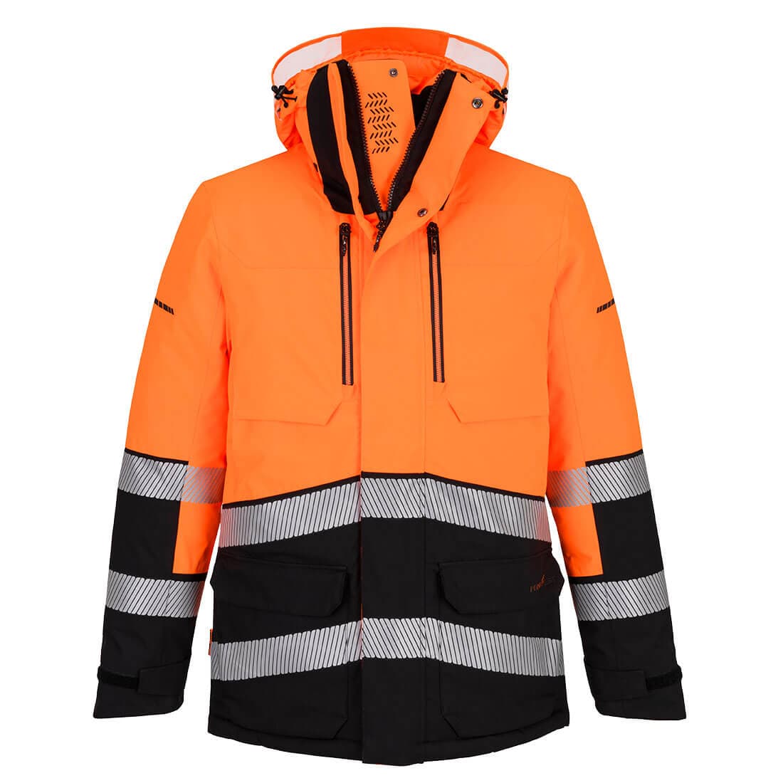 Parka expedition HV EV4 Orange/Noir