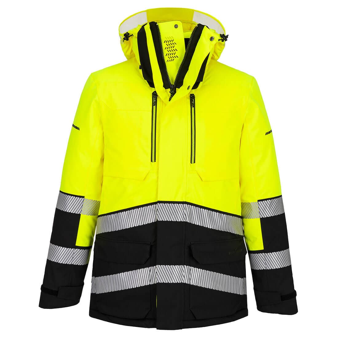 Parka expedition HV EV4 Jaune/Noir