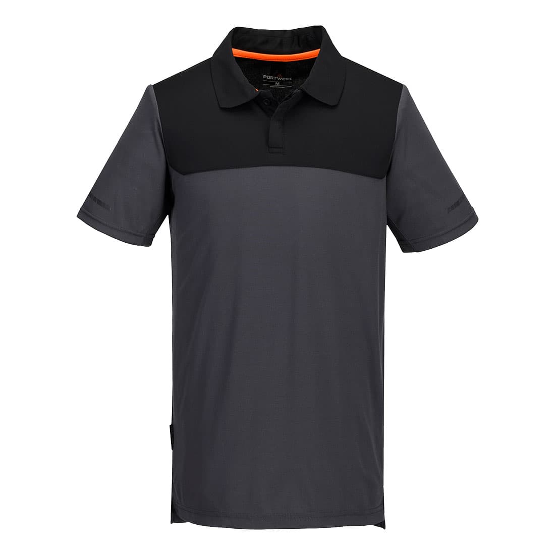 Polo Léger EV4 Gris Métal Manches Courtes