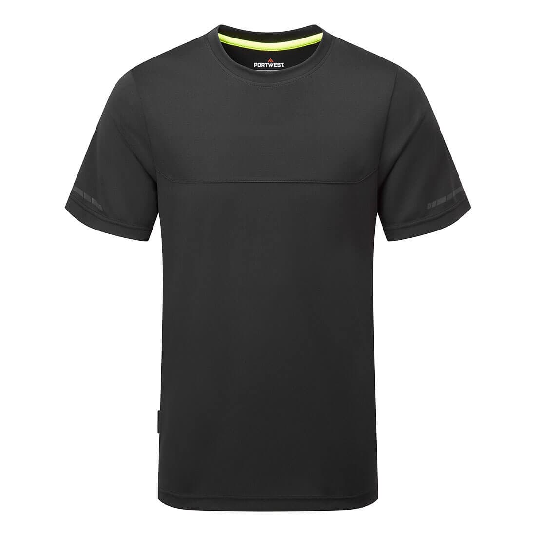 Tee-Shirt Léger EV4 Noir Manches Courtes