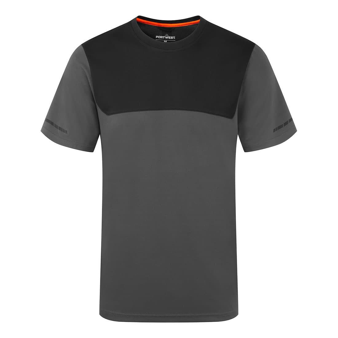 Tee-Shirt Léger EV4 Gris Métal Manches Courtes