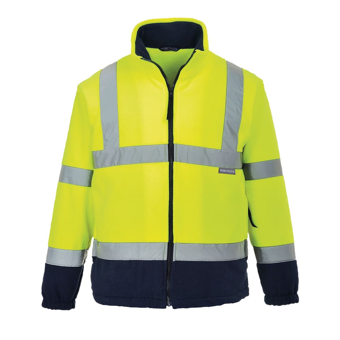 Polaire HiVis Bicolore Jaune/Marine