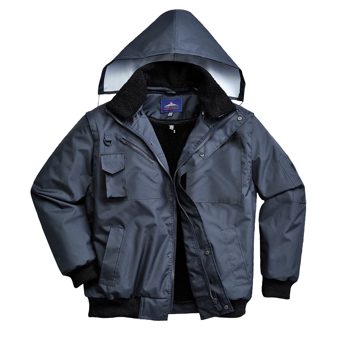 Blouson Bomber 4 en 1 Marine