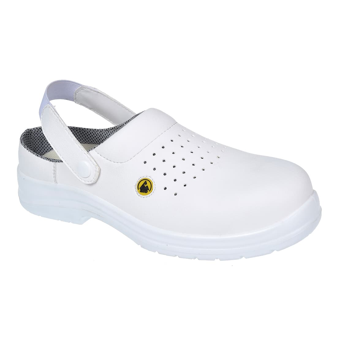 Sabot de sécurité ventilé composite ESD SB AE FO SRC Blanc