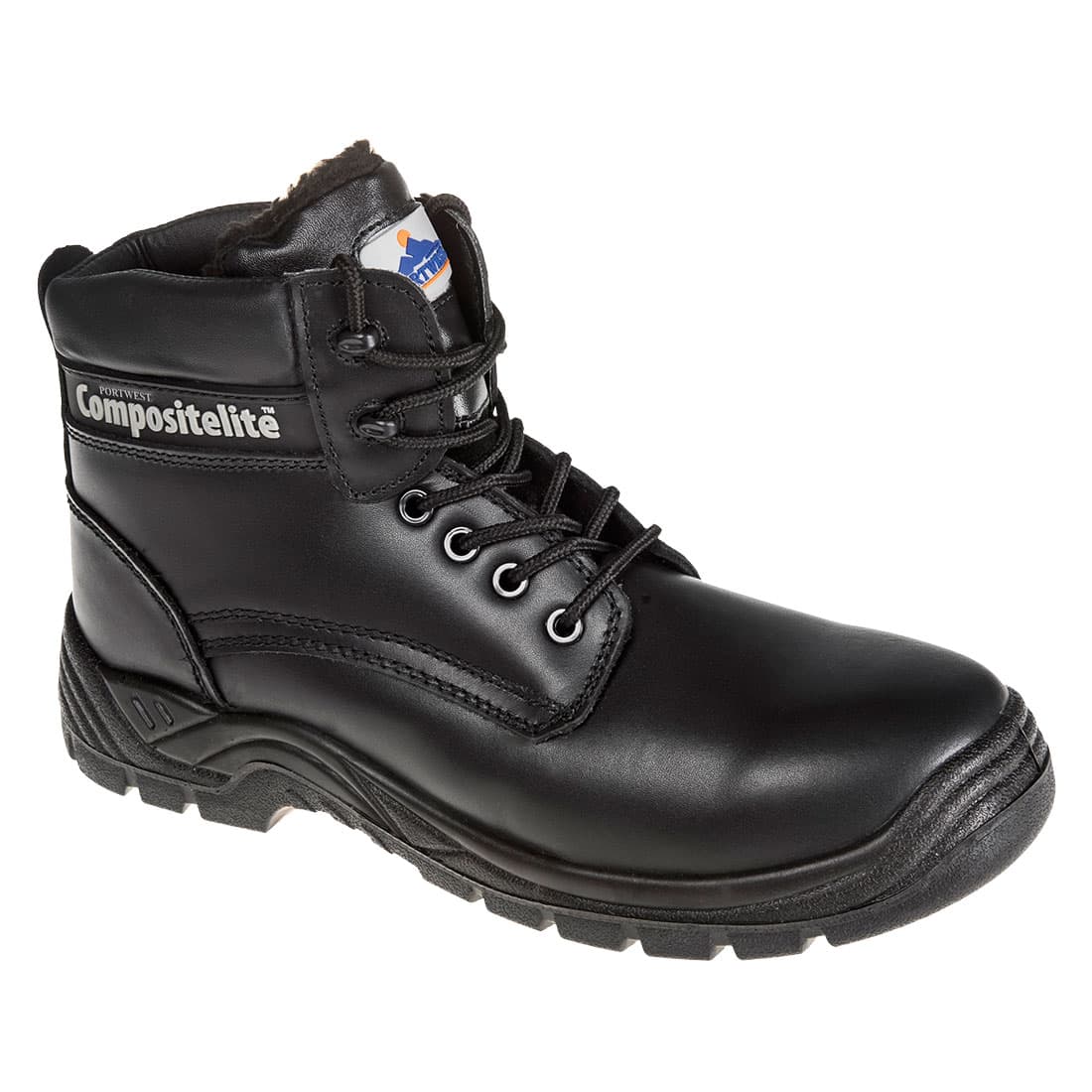 Brodequin cuir hiver composite S3S SR Noir