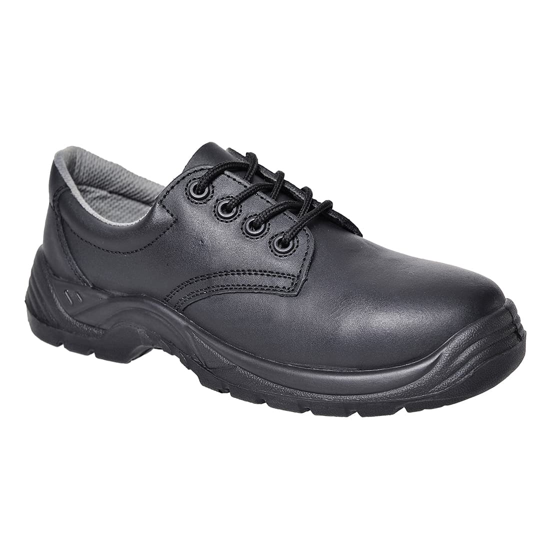 Chaussure basse en cuir action composite S1PS SR Noir