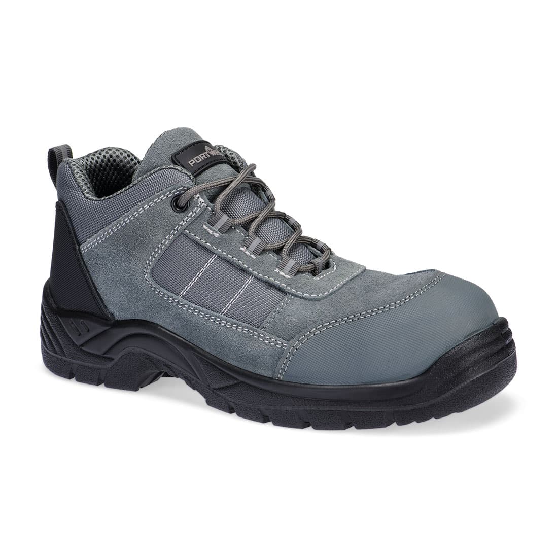 Chaussures Basses Composite Textile Suede  S1 SR FO Gris Métal