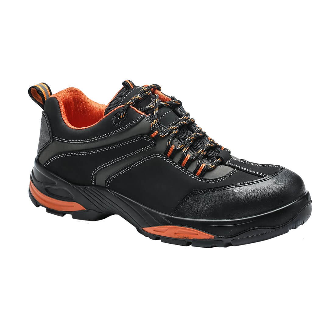 Chaussure basse cuir nubuck composite S3S HRO FO SR Noir