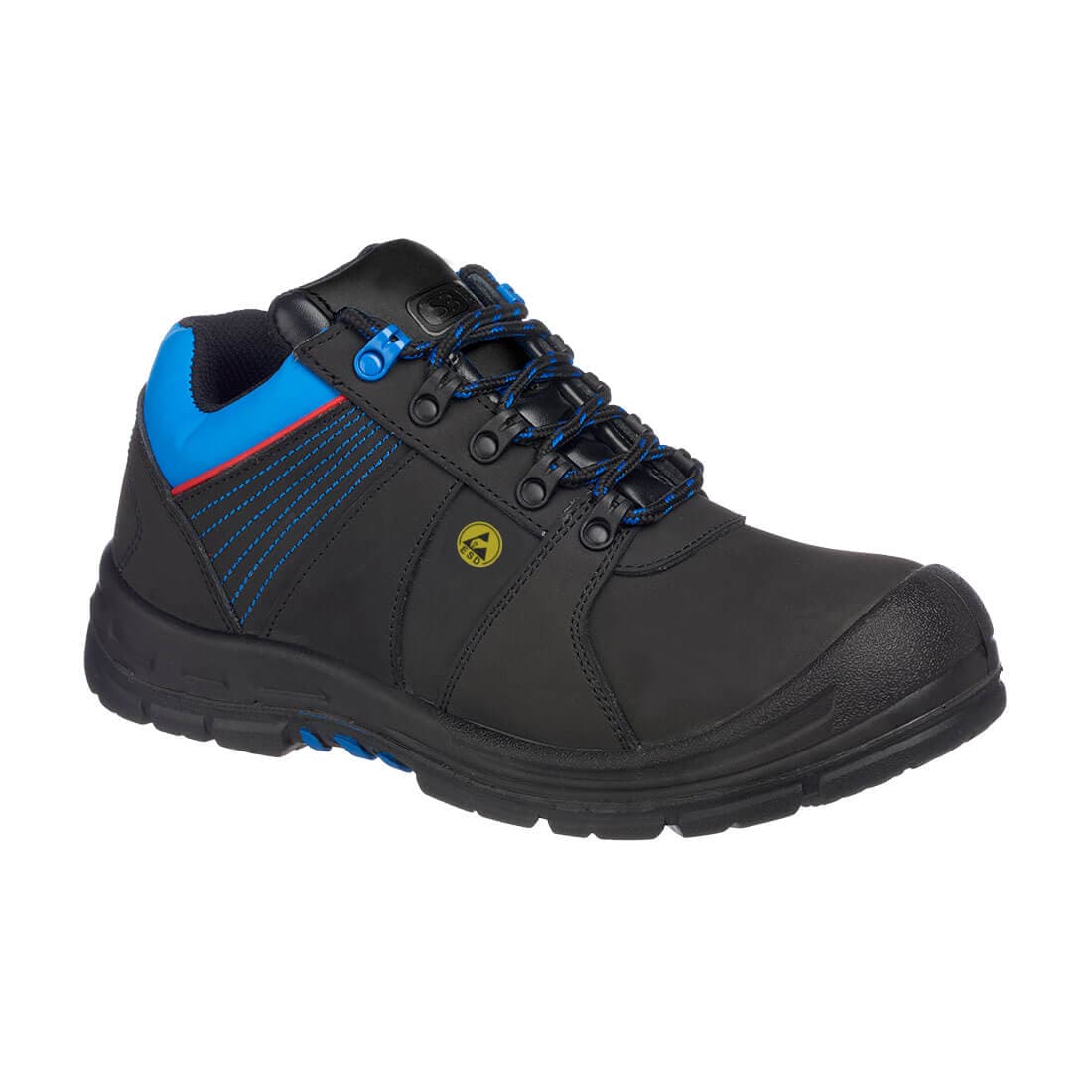 Chaussure de sécurité Portwest Compositelite Protector S3 ESD HRO Noir/Bleu