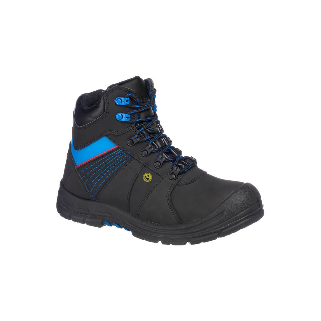 Botte de sécurité Portwest Compositelite Protector S3 ESD HRO Noir/Bleu