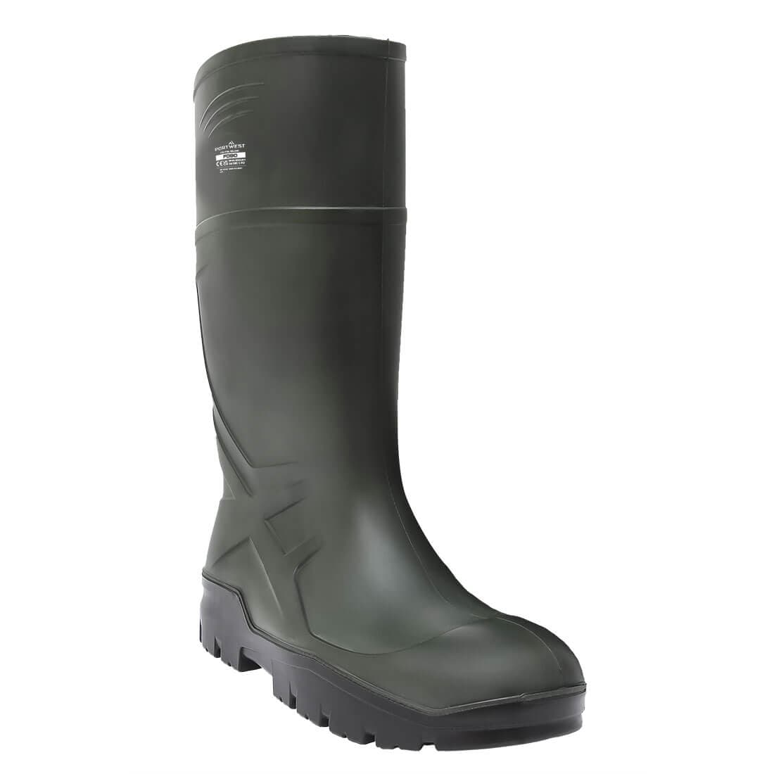 Bottes PU sans sécurité O4 CI FO Vert