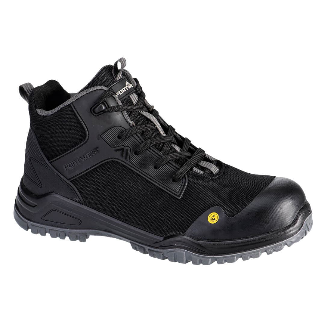Chaussure haute Bevel Composite S3S ESD SR FO Noir/Gris