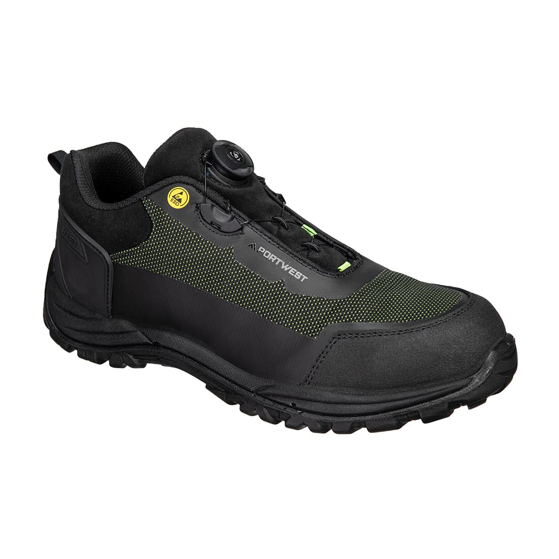 Chaussures Girder Composite Mid S3S ESD SR FO Noir/Vert