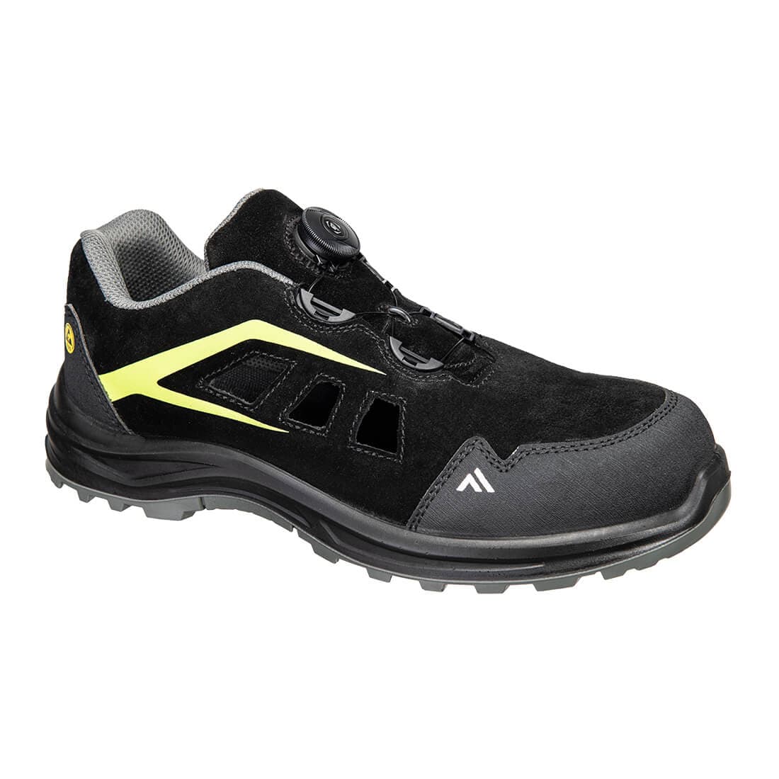 Sandale composite S1 ESD SR FO Noir/Vert