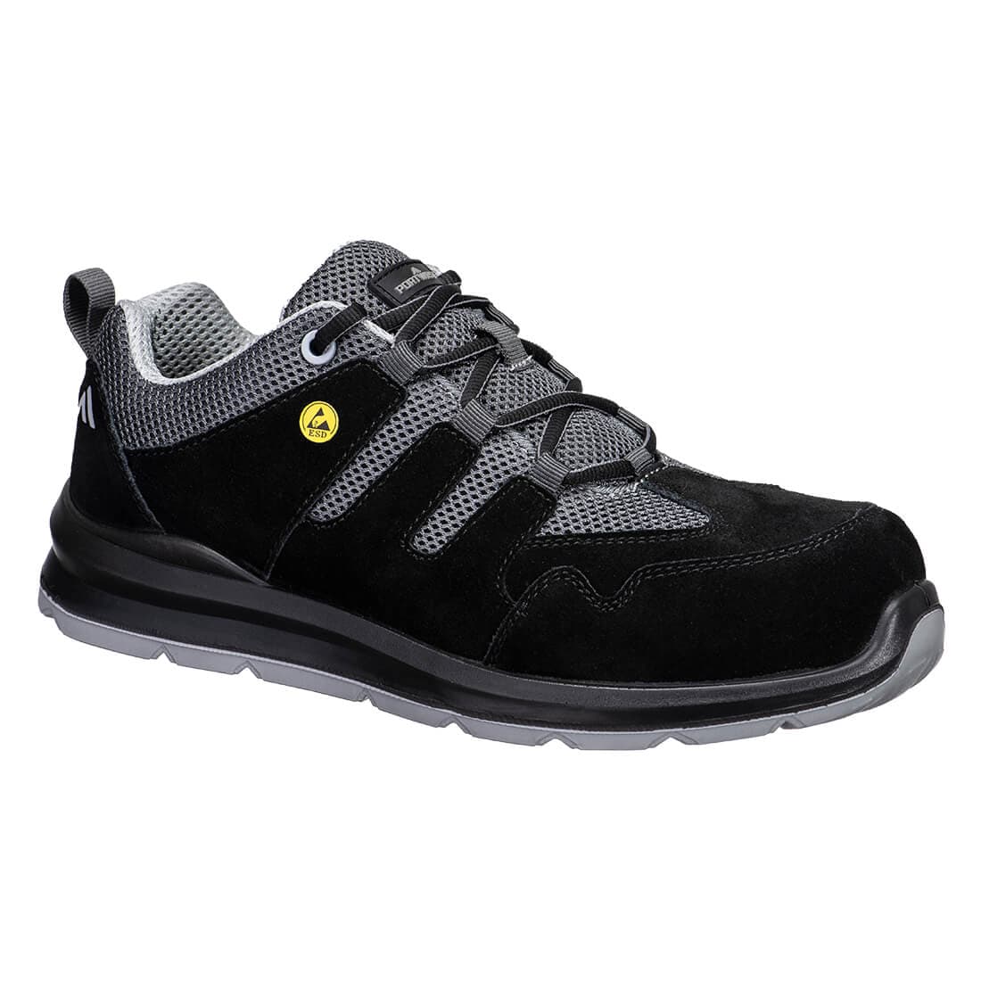 Chaussure de Sécurité ESD Composite S1 SR FO Noir/Gris