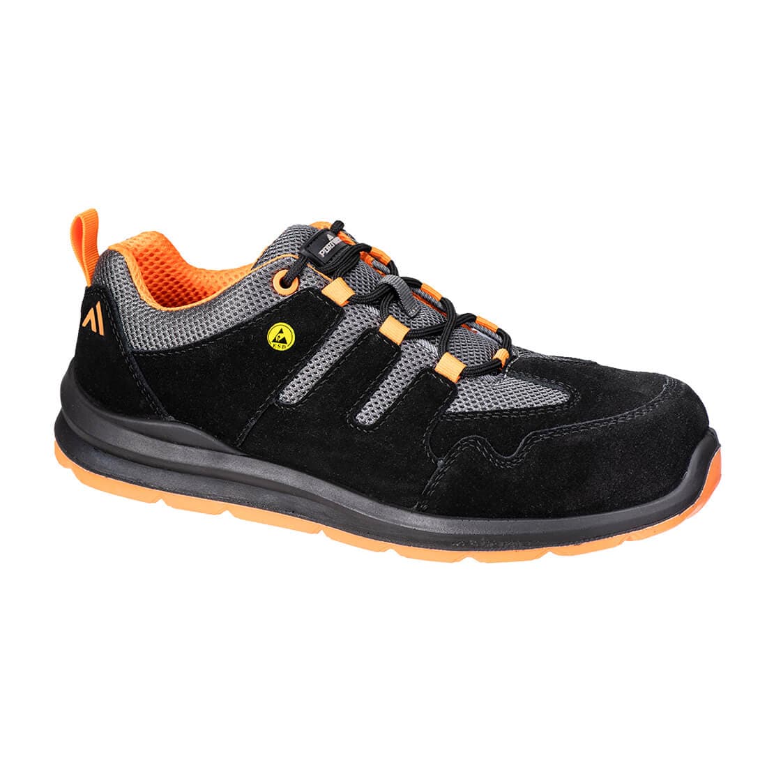 Chaussure ESD composite S1 SR FO Noir/Orange