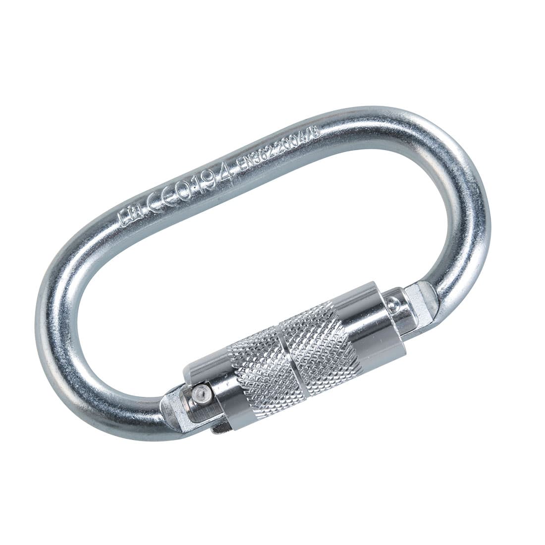 Mousqueton à fermeture rotative Argent