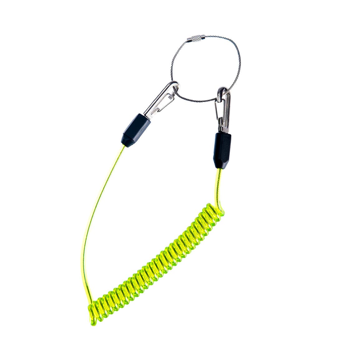Cordon torsadé porte outils (10 pièces) Vert