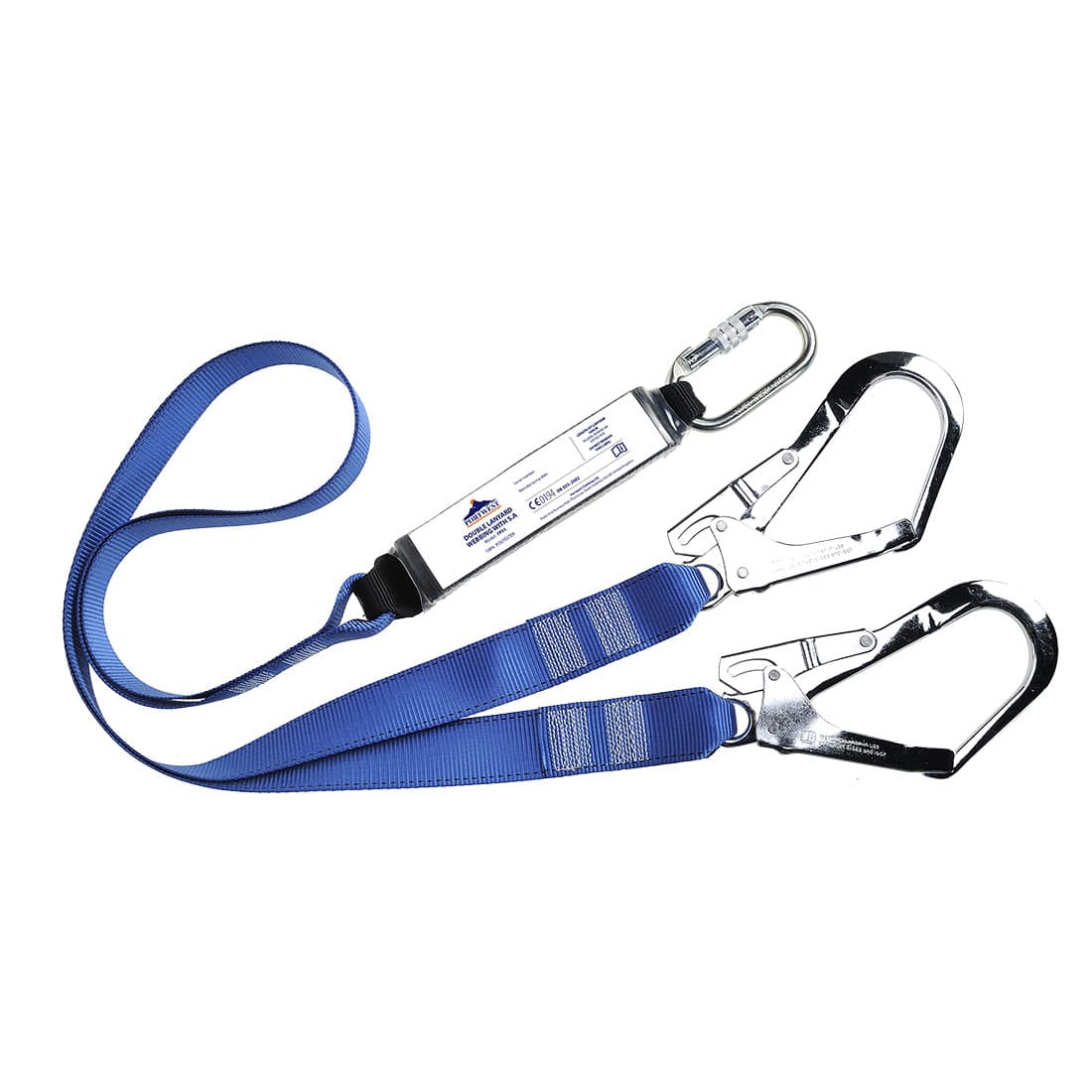 Longe double avec amortisseur d'énergie Bleu Royal