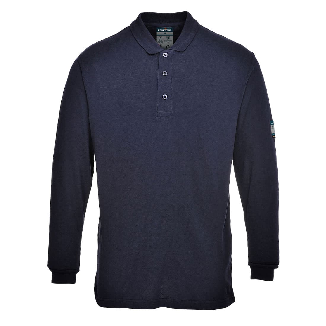 Polo manches longues Modaflame Marine